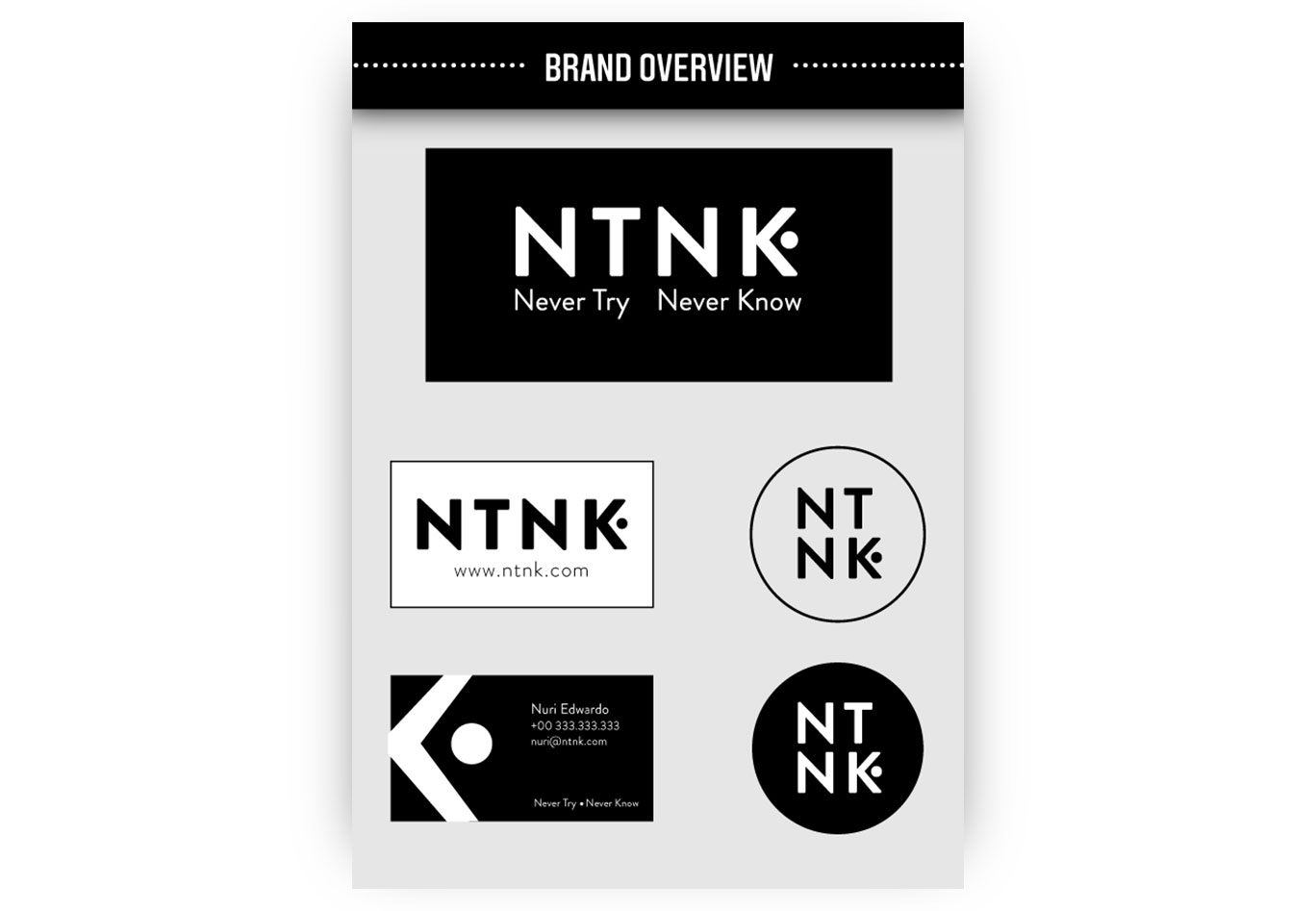 Proposta ede redesign da marca NTNK