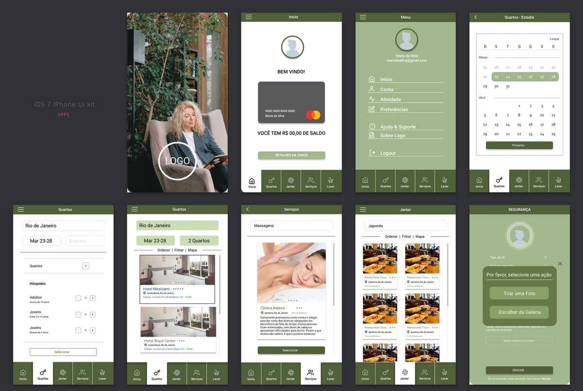 Projeto experimental Aplicativo Hotel