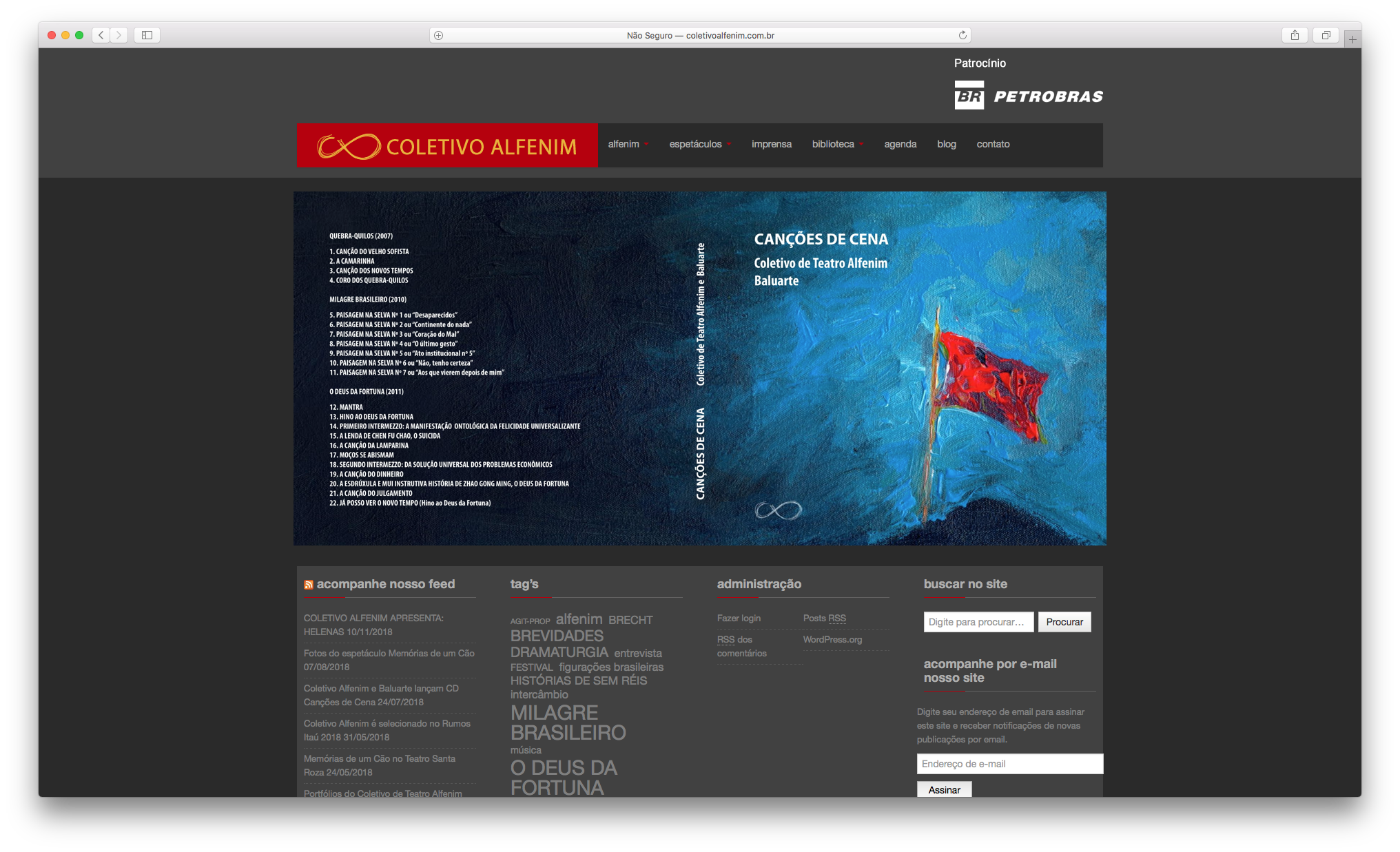 SIte Coletivo Alfenim
