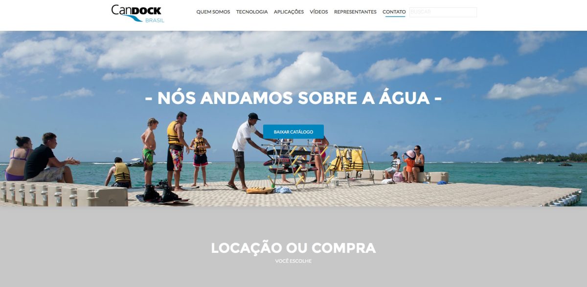 Site Candock Brasil